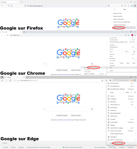 Différence Entre Navigateur Web Et Moteur De Recherche